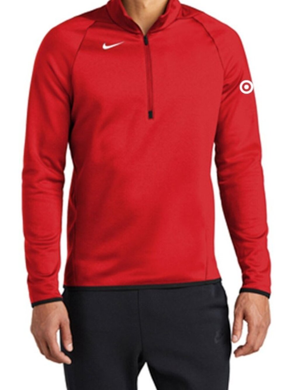 Nike Therma‑FIT 1/4 Zip Fleece Pullover Red – Men’s Medium - Target Corp